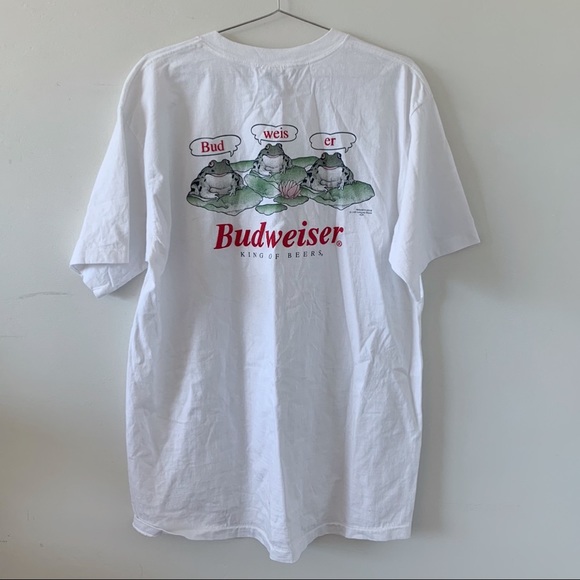 Vintage Other - Vintage 1995 Budweiser Frog Tee